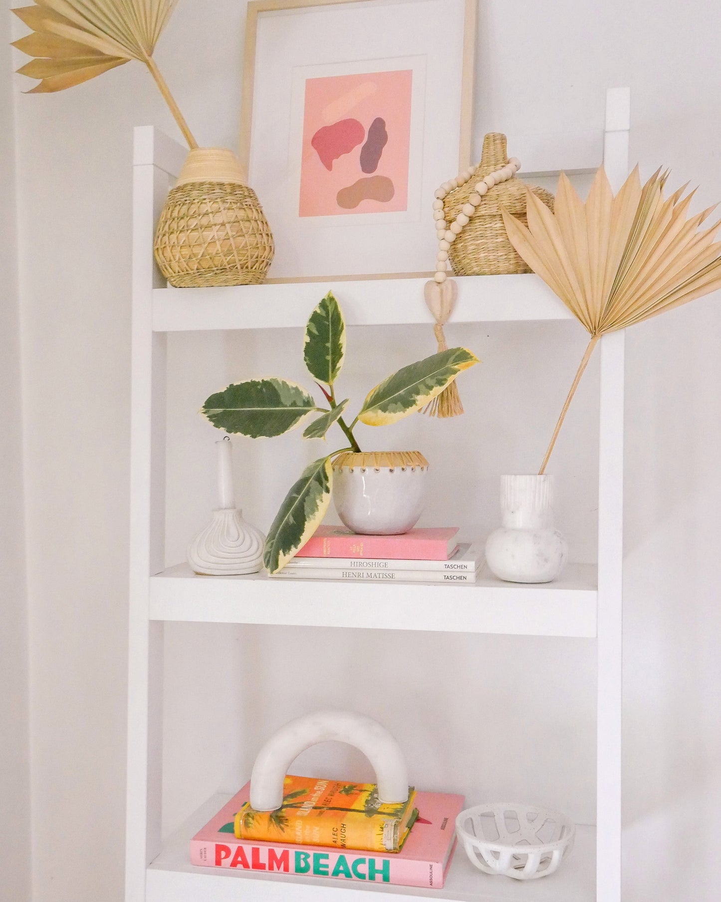 Cream Stoneware Basket Bowl