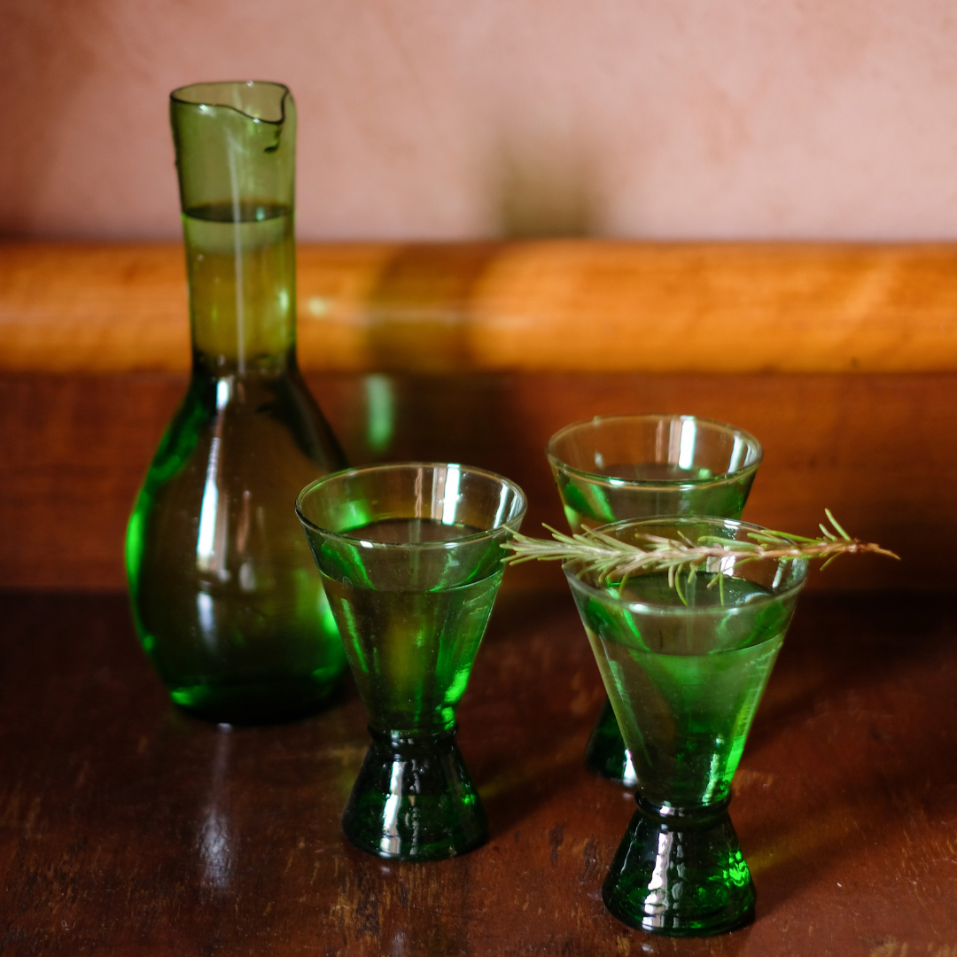Beldi Wine Glass Green - Troussi