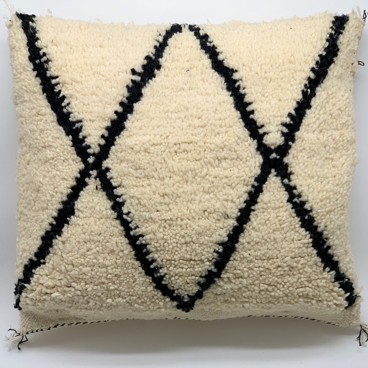Beni Ourain Cushion  Diamonds - Troussi