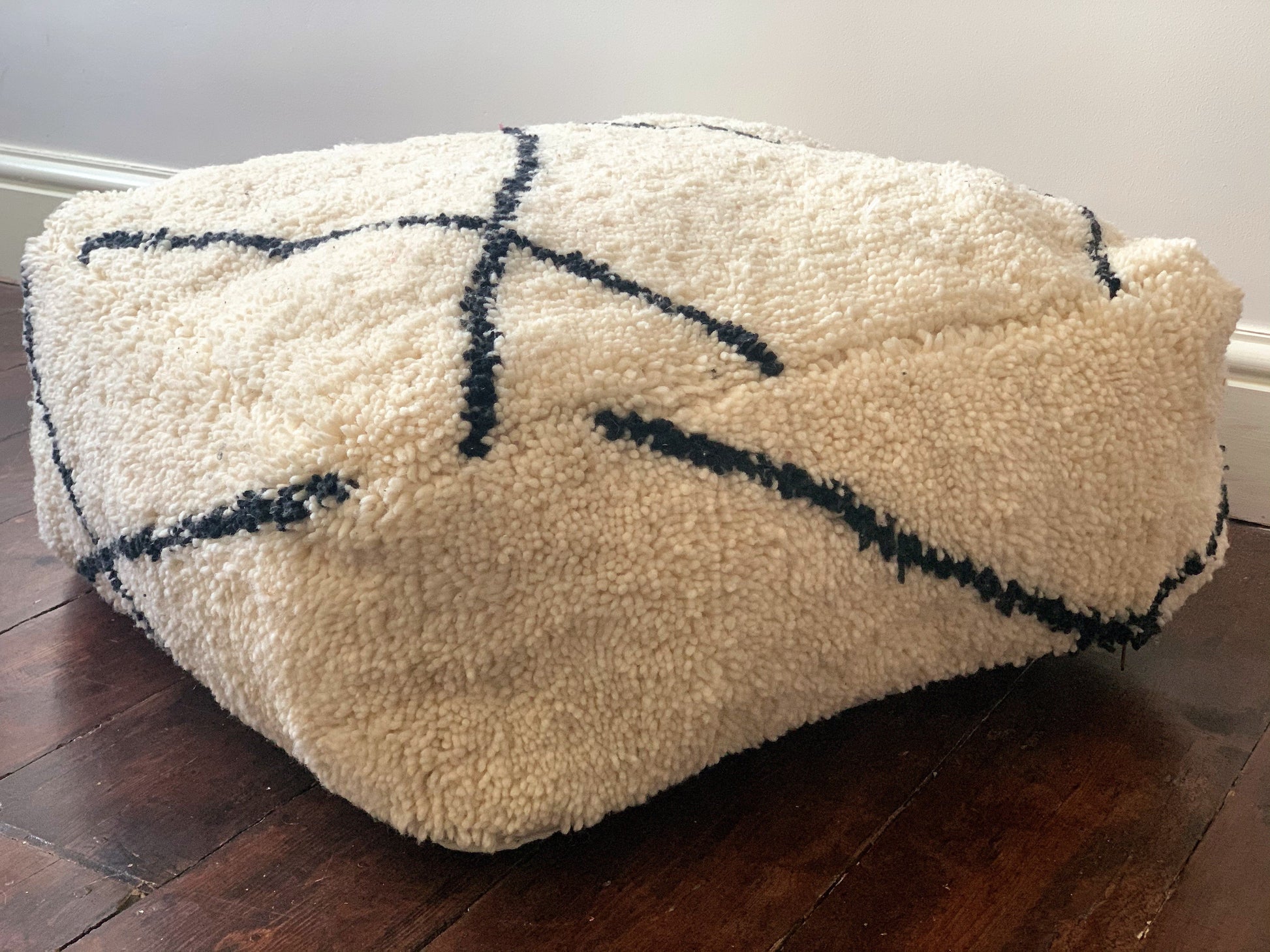 Berber Pouffe - Beni Ourain - Troussi