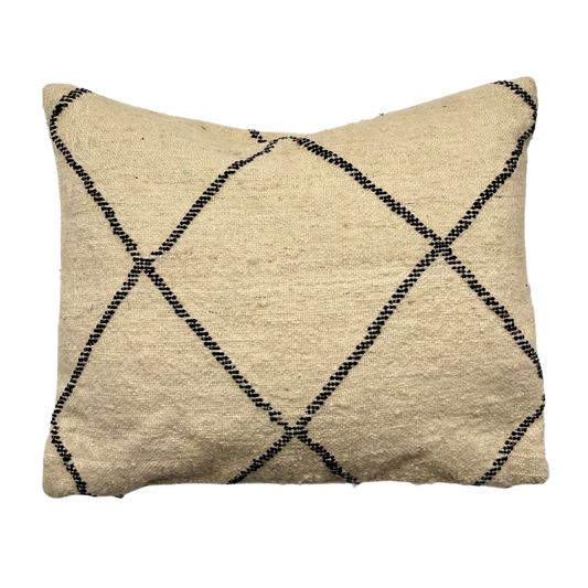 Beni Ourain Flat Weave Cushion - Troussi