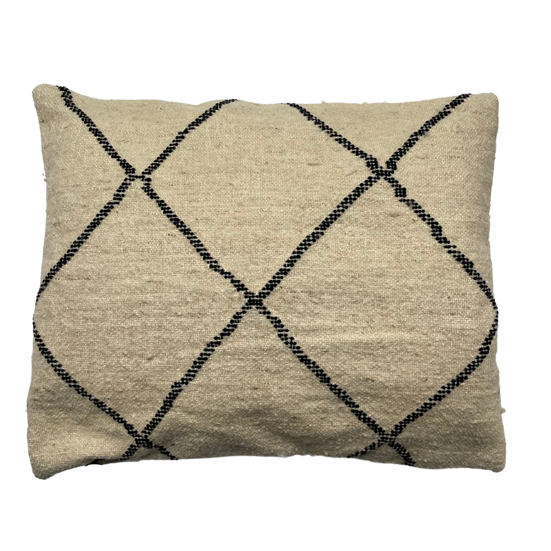Beni Ourain Flat Weave Cushion - Troussi
