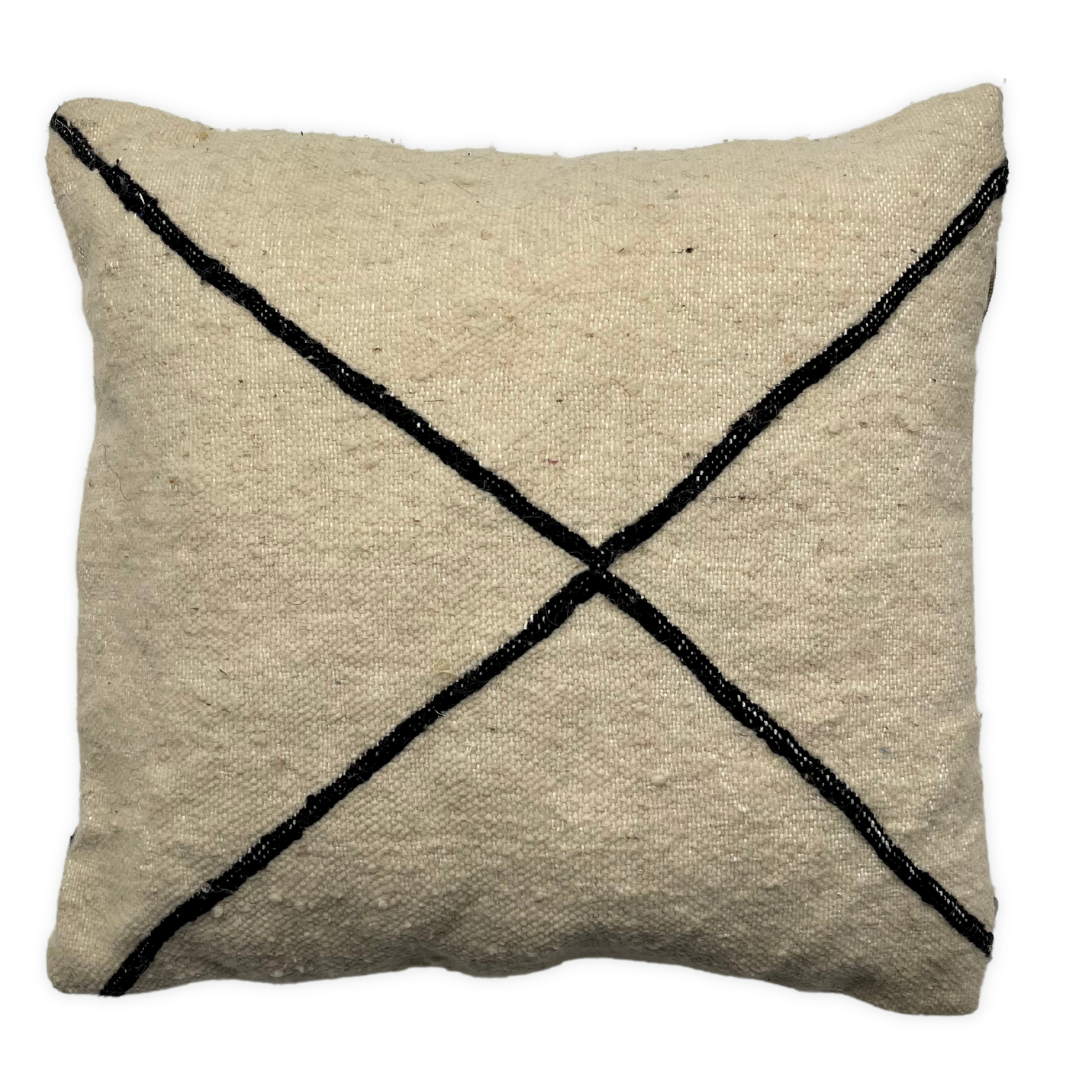 Beni Ourain Flat Weave Cushion - Troussi