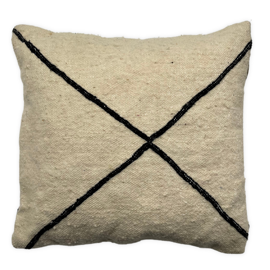 Beni Ourain Flat Weave Cushion - Troussi