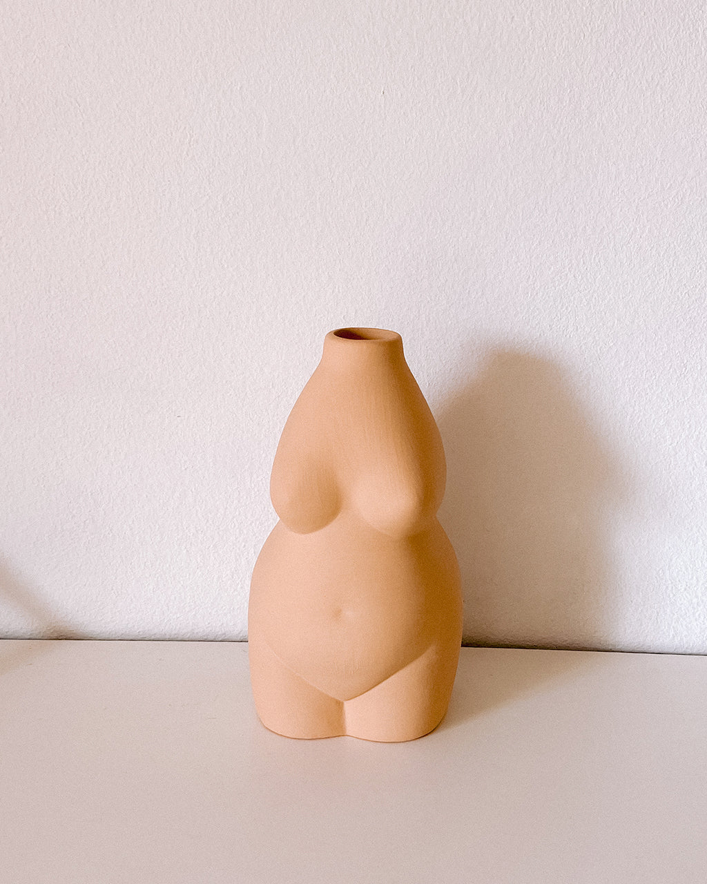 Beige Ceramic Body Vase