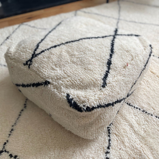 Berber Pouffe - Beni Ourain - Troussi