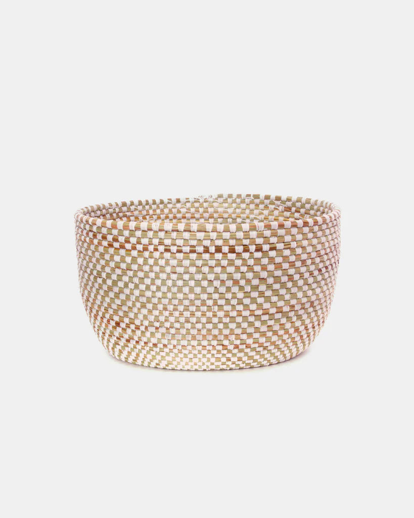 Cleo Checker Storage Basket