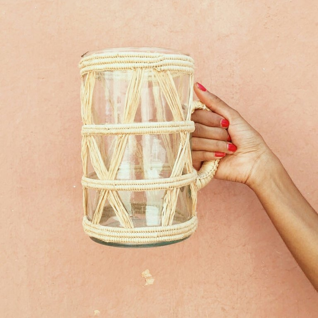 Raffia Jug - Large - Troussi