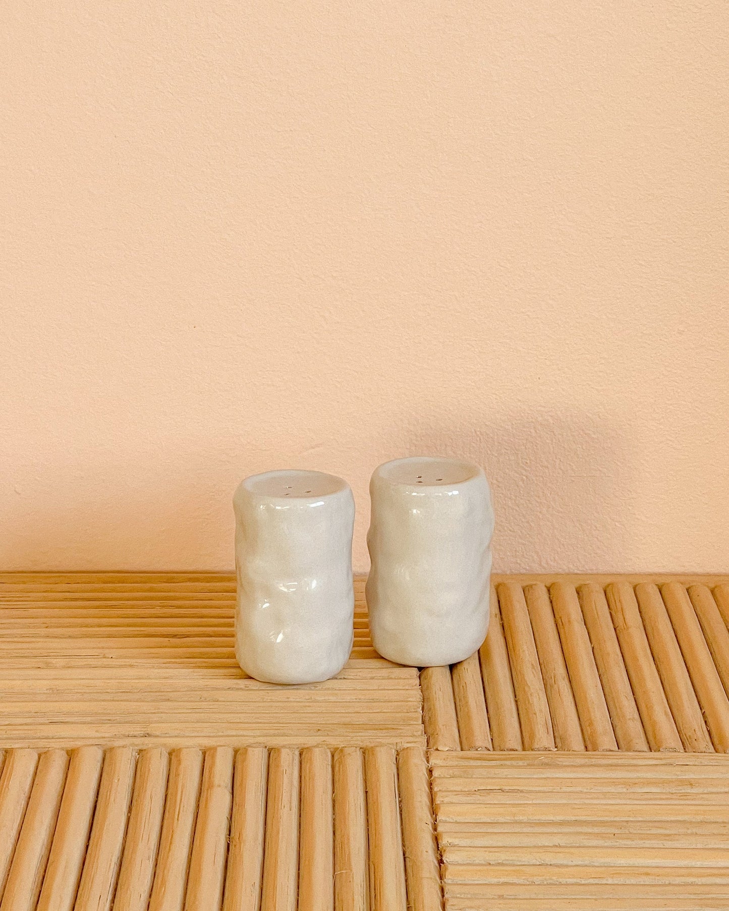 Luna Ceramic Salt & Pepper Shakers