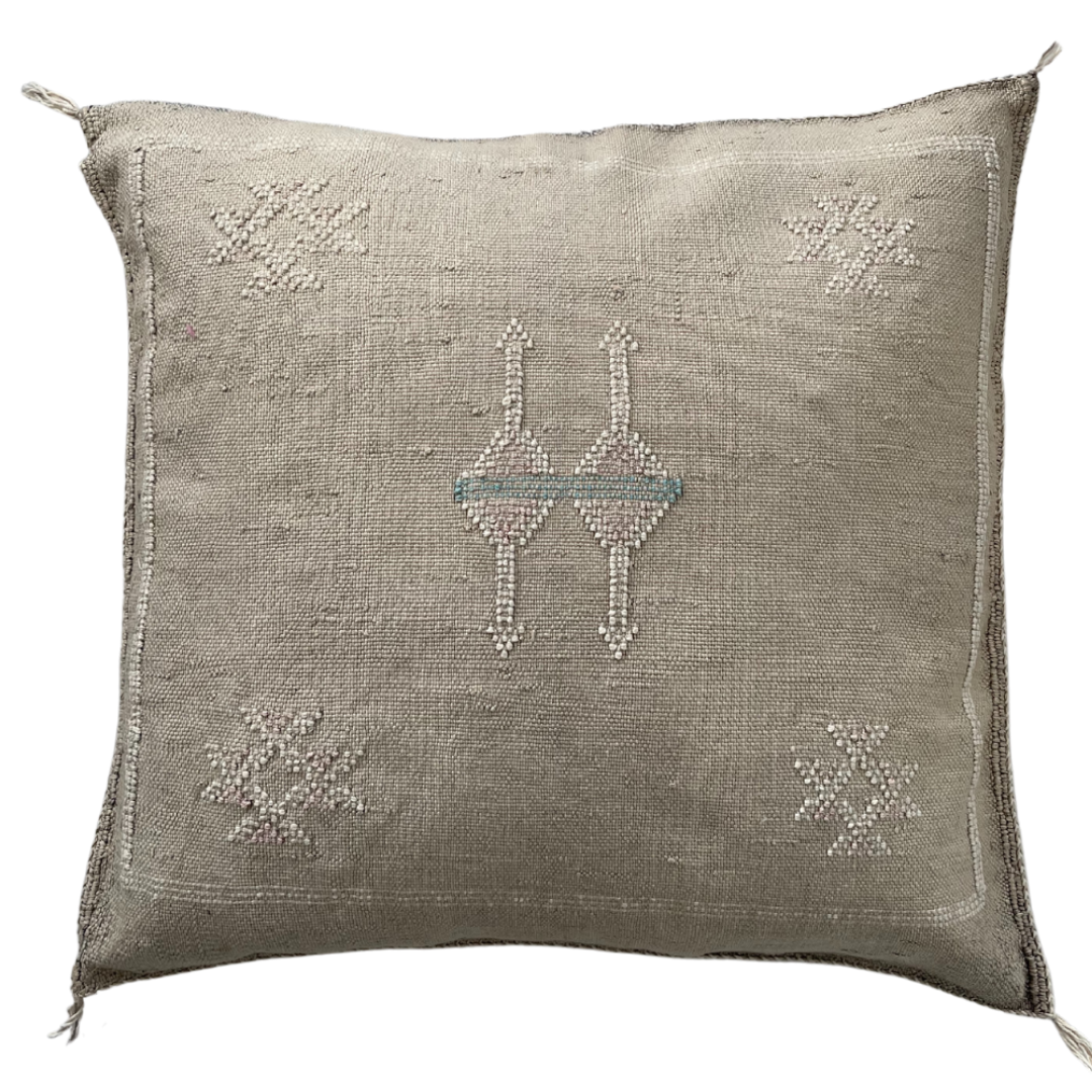 Sabra Cactus Silk Cushion Desert rose - Troussi