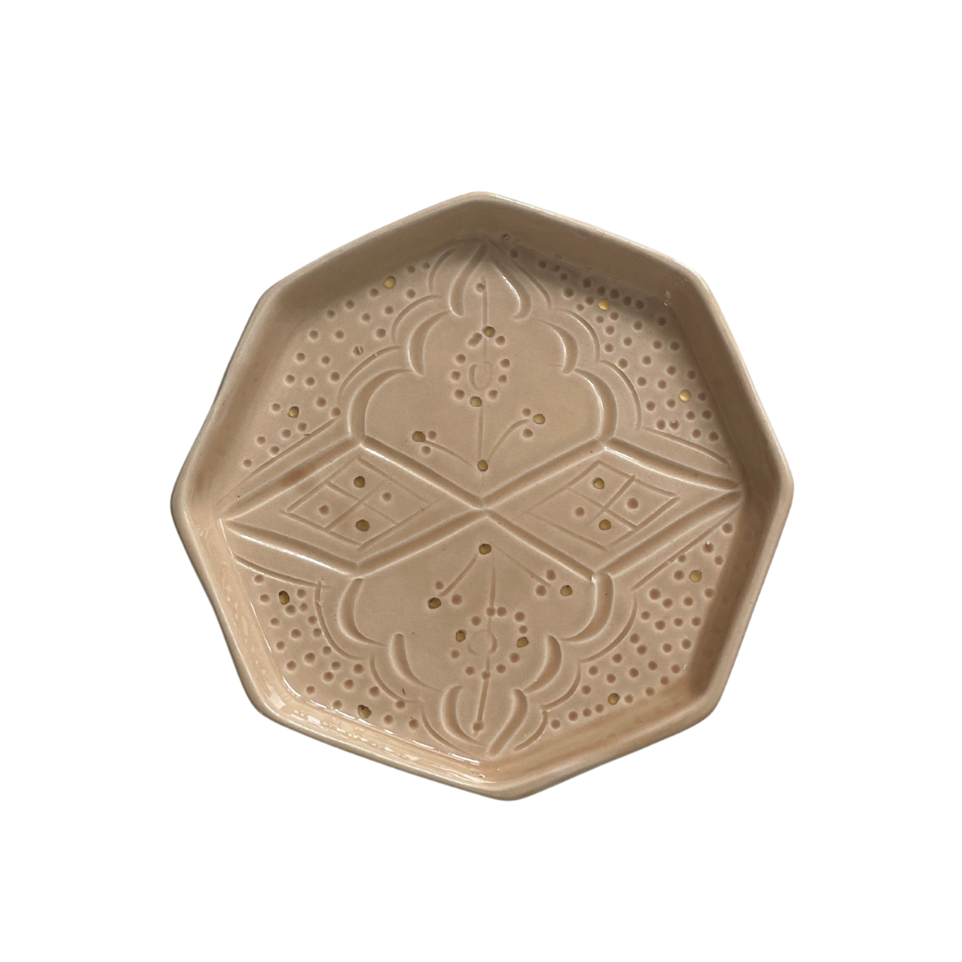 Beldi Octagon dish Sand - Troussi