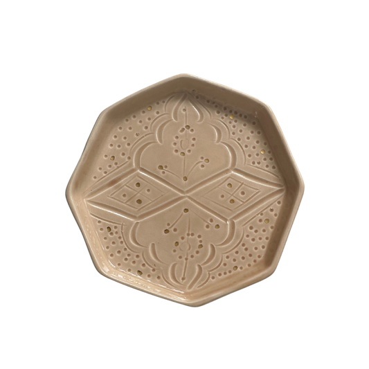 Beldi Octagon dish Sand - Troussi