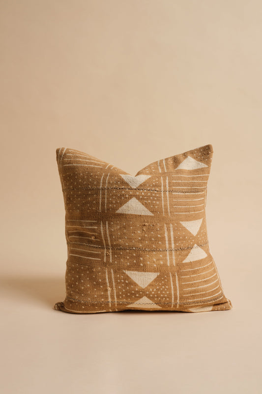 Vintage Triangles Mudcloth Pillowcase