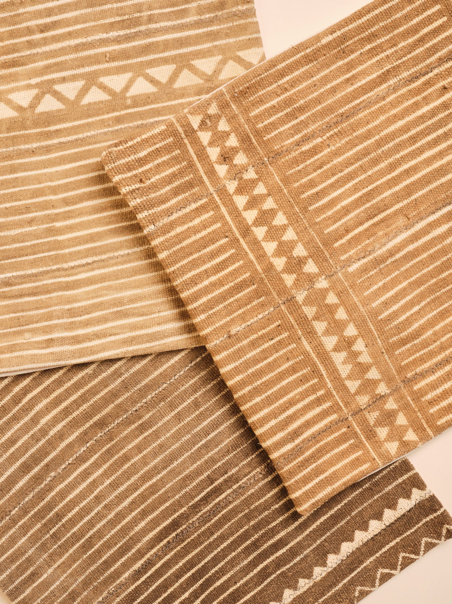 Vintage Striped Mudcloth Pillowcase