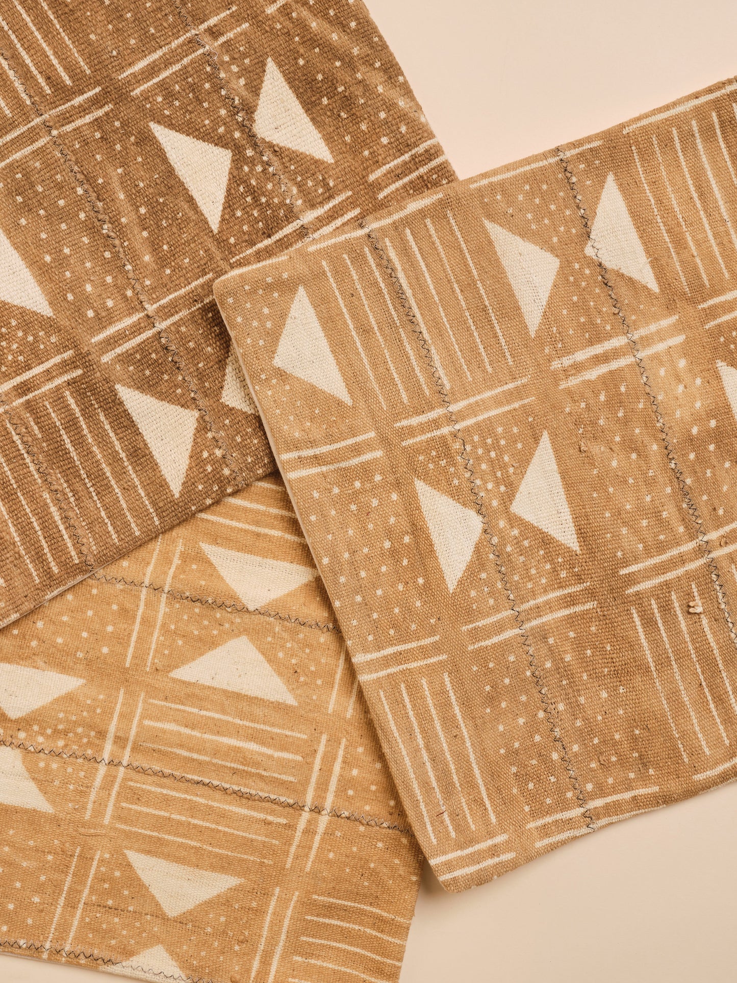 Vintage Triangles Mudcloth Pillowcase