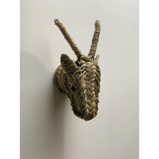 Gazelle Rattan Animal Head Small - Troussi