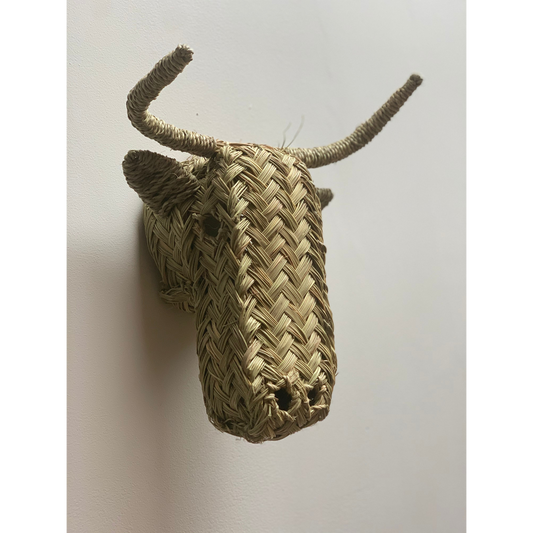 Taurus Rattan Animal Head - Troussi