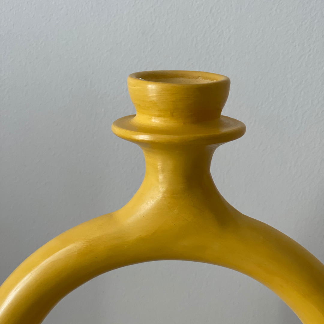 Ring Candle Holder Turmeric - Troussi