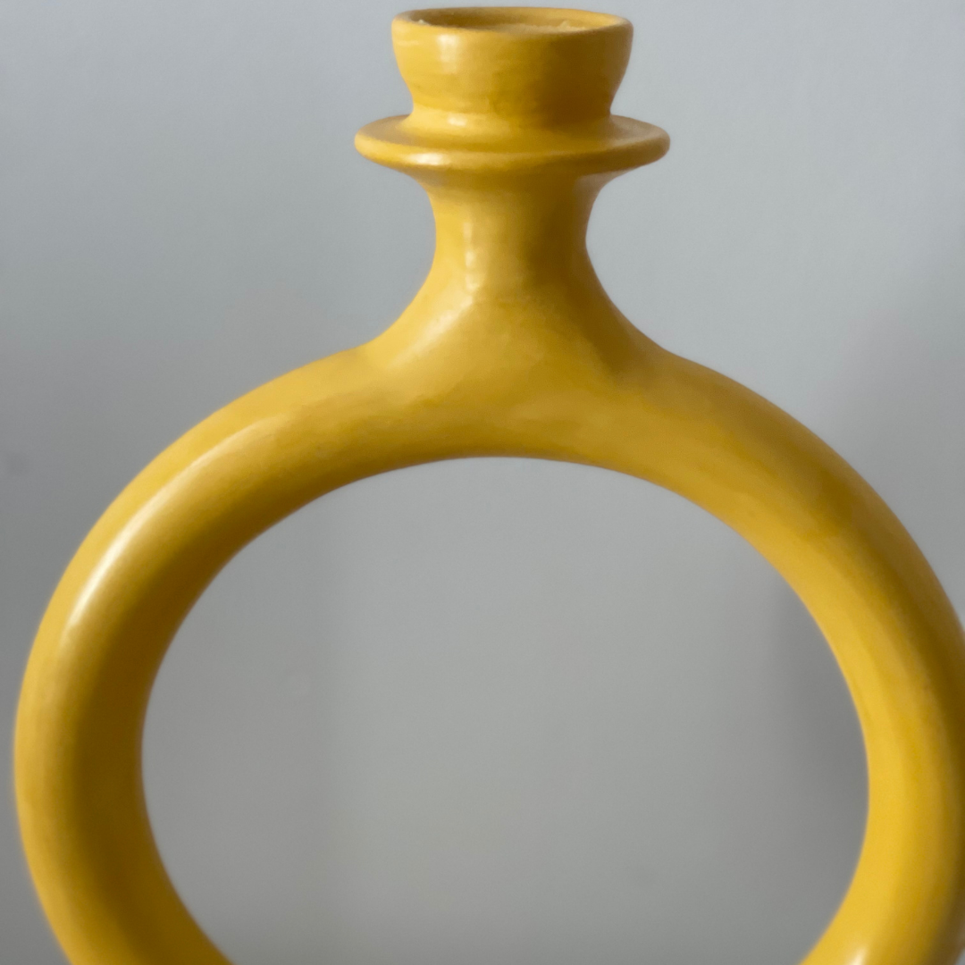 Ring Candle Holder Turmeric - Troussi
