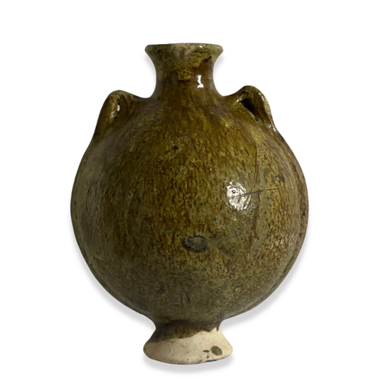 Tamegroute Round Vase Ochre large - Troussi