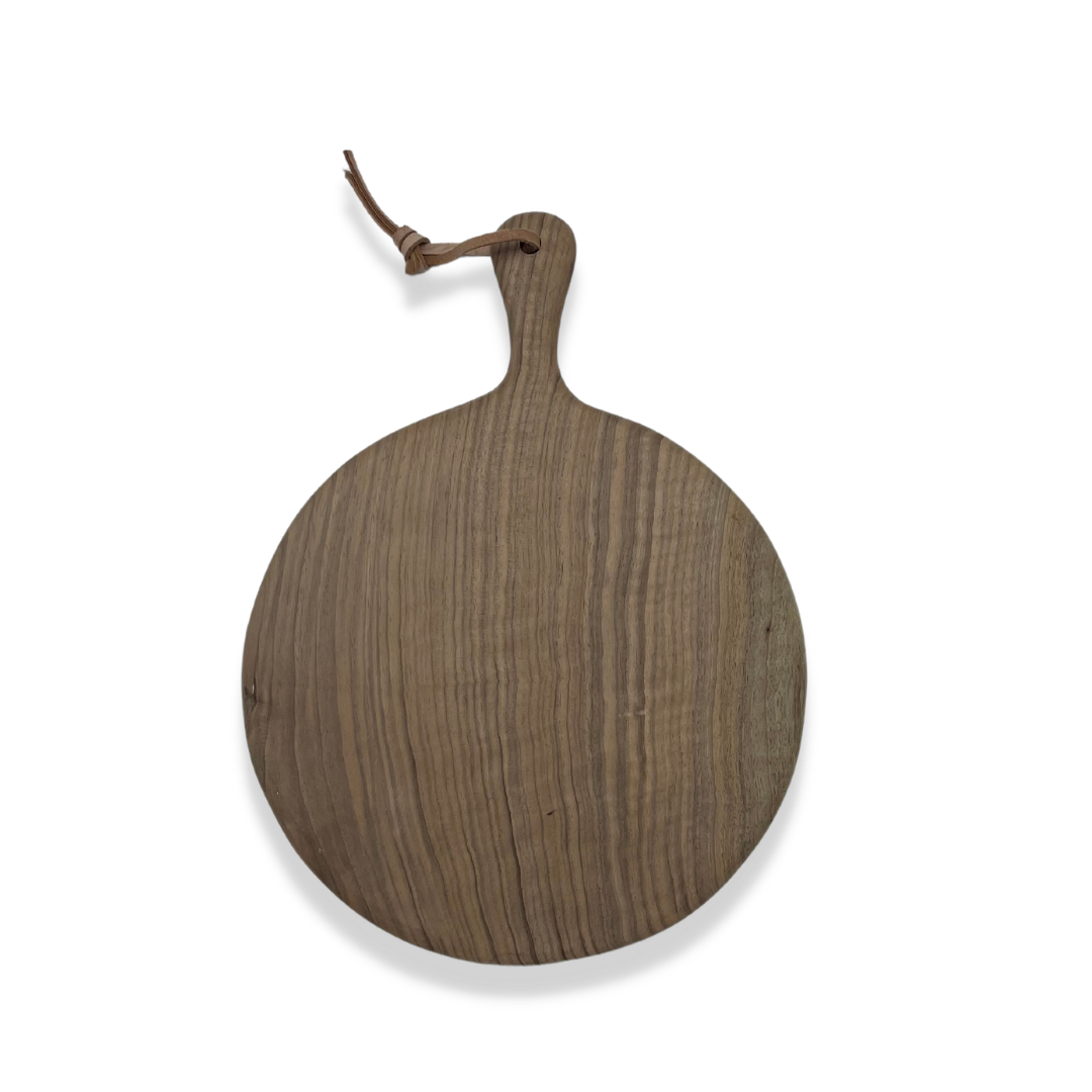 Round Walnut chopping board Large - Troussi