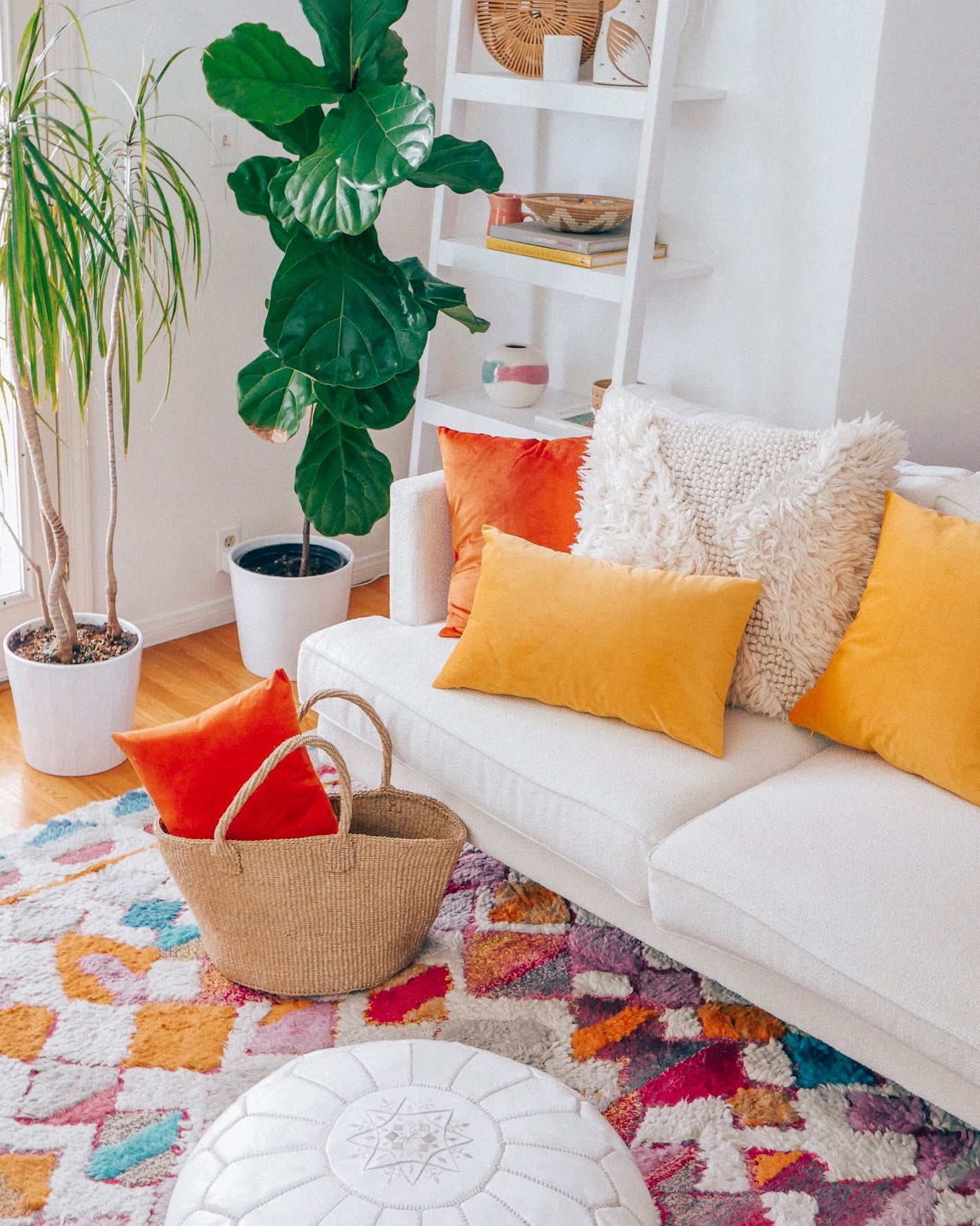 Rust Velvet Lumbar Pillow