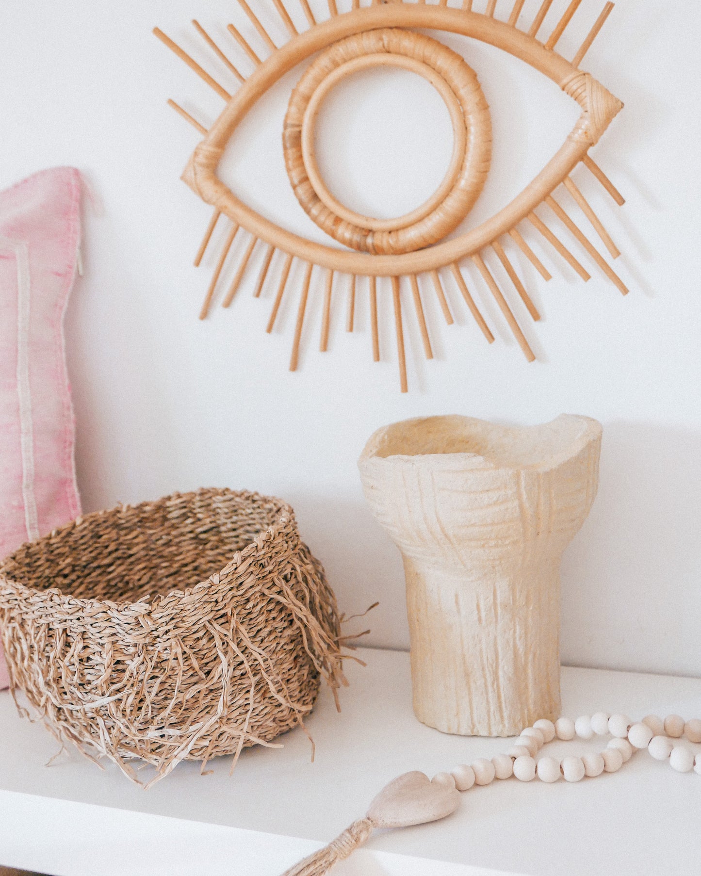 Fringe Seagrass Basket